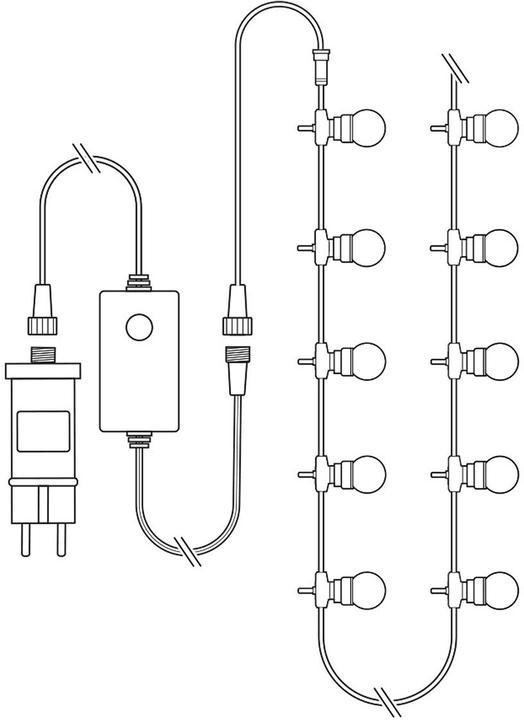 Actual product image Nedis SmartLife Decorative LED Wi-Fi RGB 10 LED"s 9.00 m Android™ / IOS (9 m)
