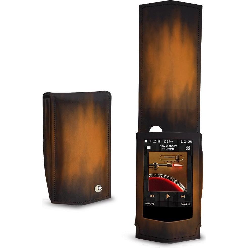 Noreve Lederschutzhülle vertikal, MP3 Tasche + Hülle, Braun