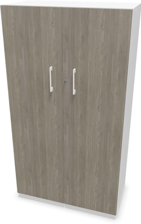 White, Wood decor grey with structure