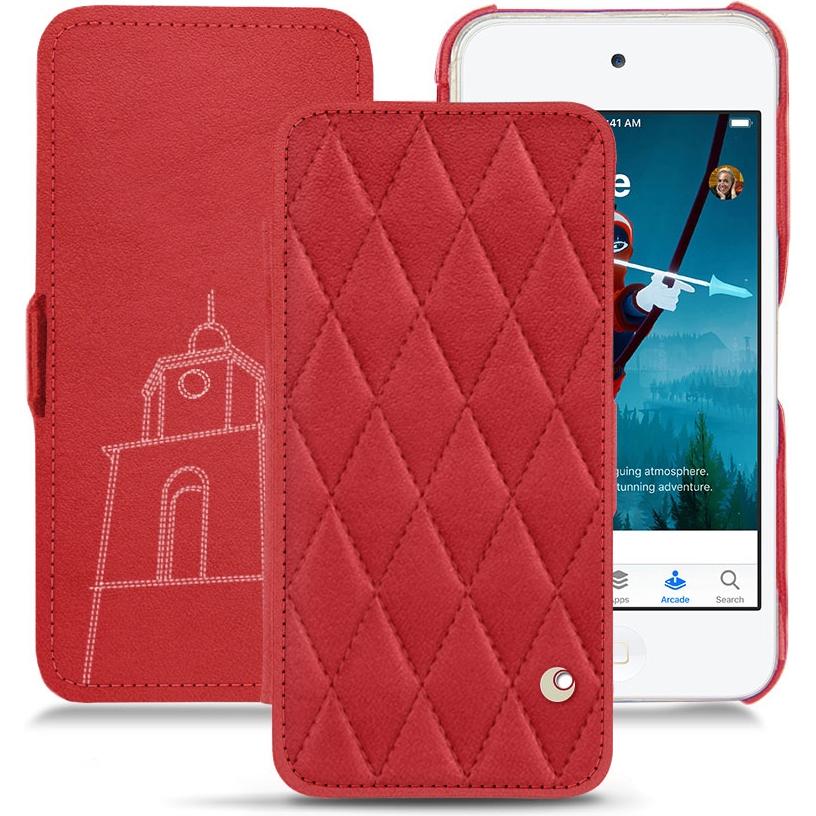 Noreve Lederschutzhülle horizontal, MP3 Tasche + Hülle, Rot