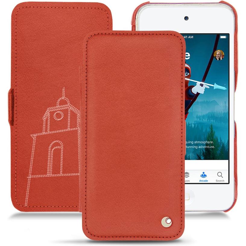 Noreve Lederschutzhülle horizontal, MP3 Tasche + Hülle, Orange