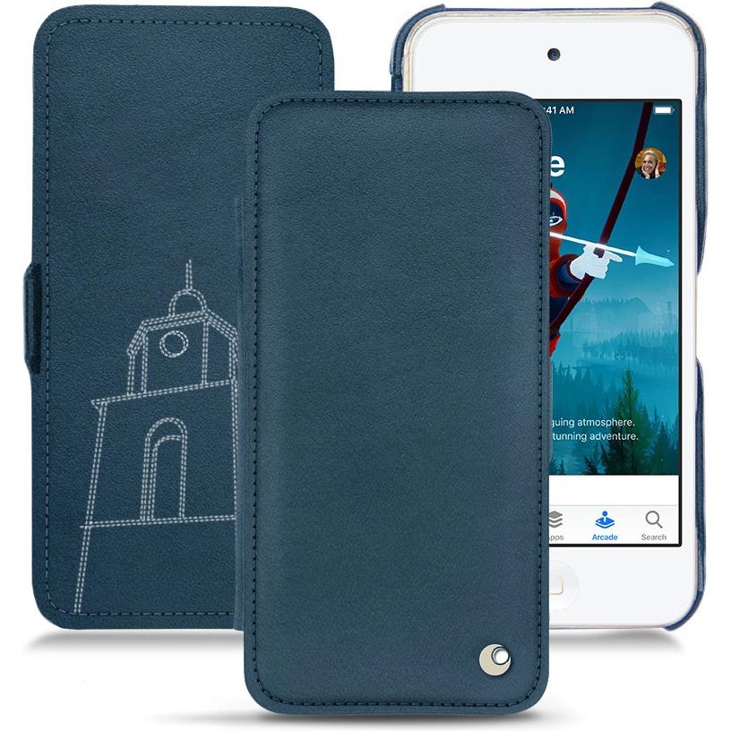 Noreve Lederschutzhülle horizontal, MP3 Tasche + Hülle, Blau