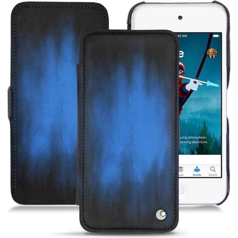 Noreve Lederschutzhülle horizontal, MP3 Tasche + Hülle, Blau