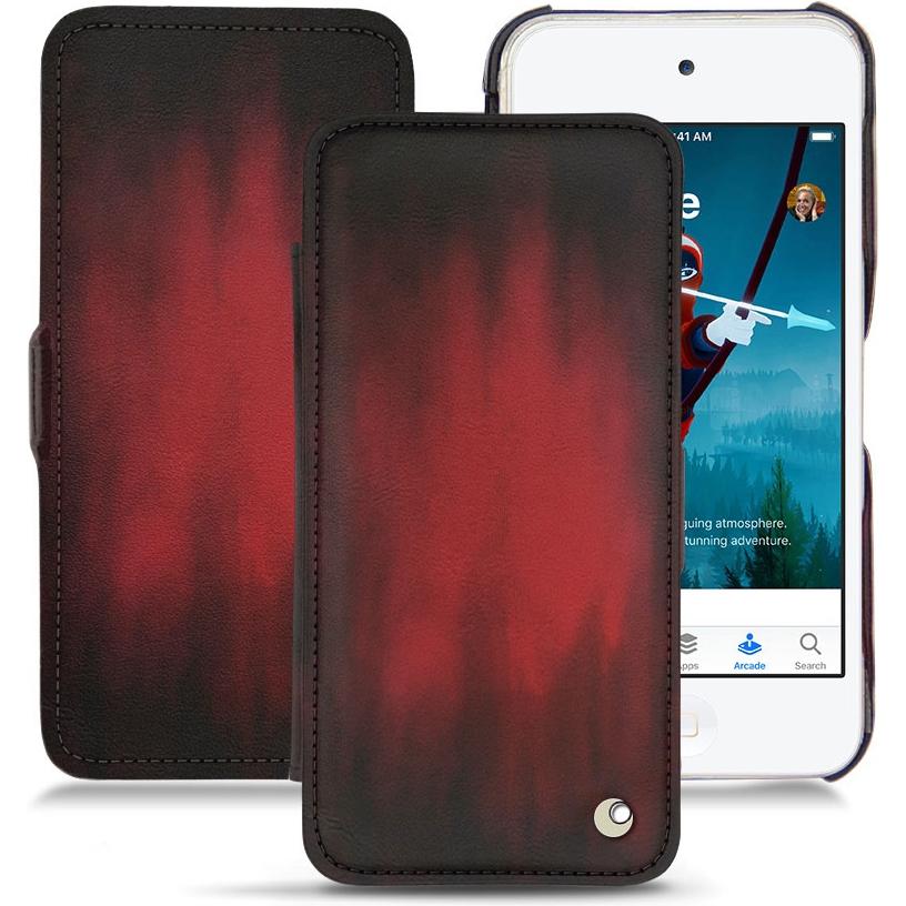 Noreve Lederschutzhülle horizontal, MP3 Tasche + Hülle, Rot