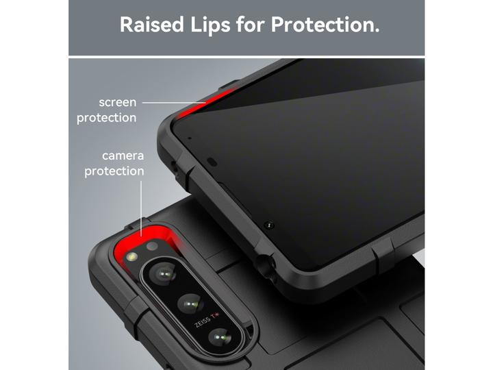 Produktbild Screenguard Sony Xperia 5 IV Rugged Shield Hülle (Sony Xperia 5 IV)