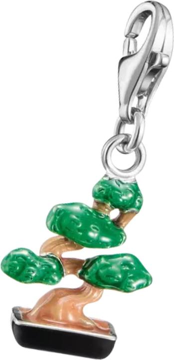 Thomas Sabo Charm-Anhänger Bonsai Original Silber (Emaille, Silber 925)