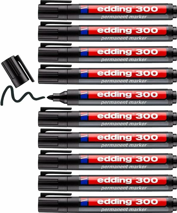 Produktbild Edding OFC-ED300BK (10x)