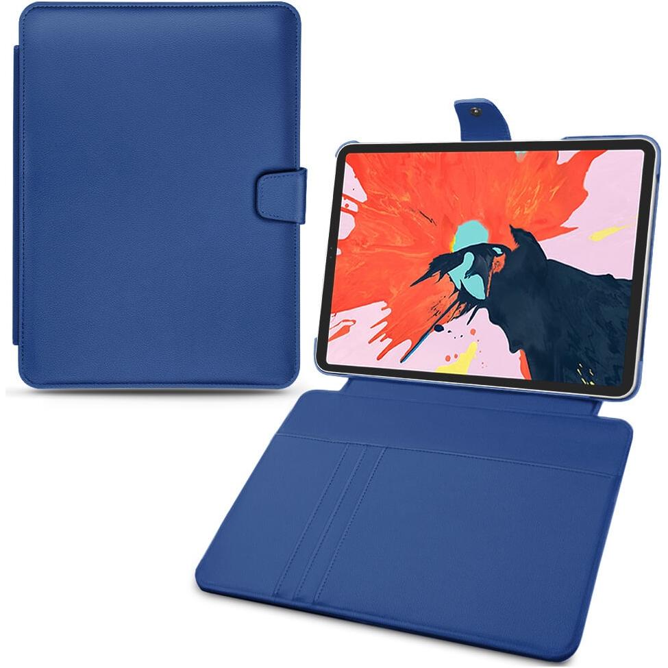 Thumbnail - Noreve Lederschutzhülle Wallet (iPad Pro 11 2018 (1. Gen)), Tablet Hülle, Blau