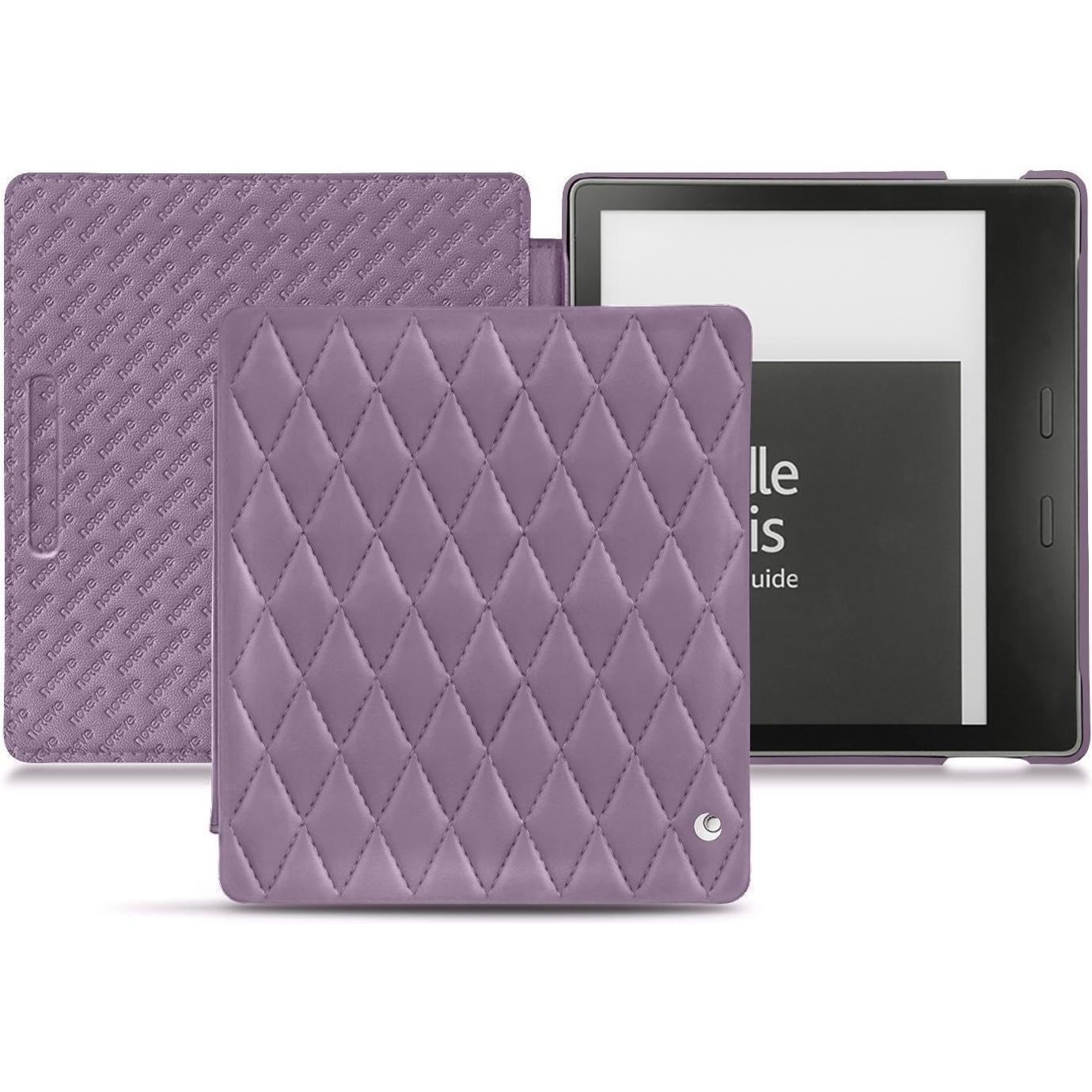 Noreve Lederschutzhülle horizontal (Kindle Oasis (2019)), Tablet Hülle, Violett