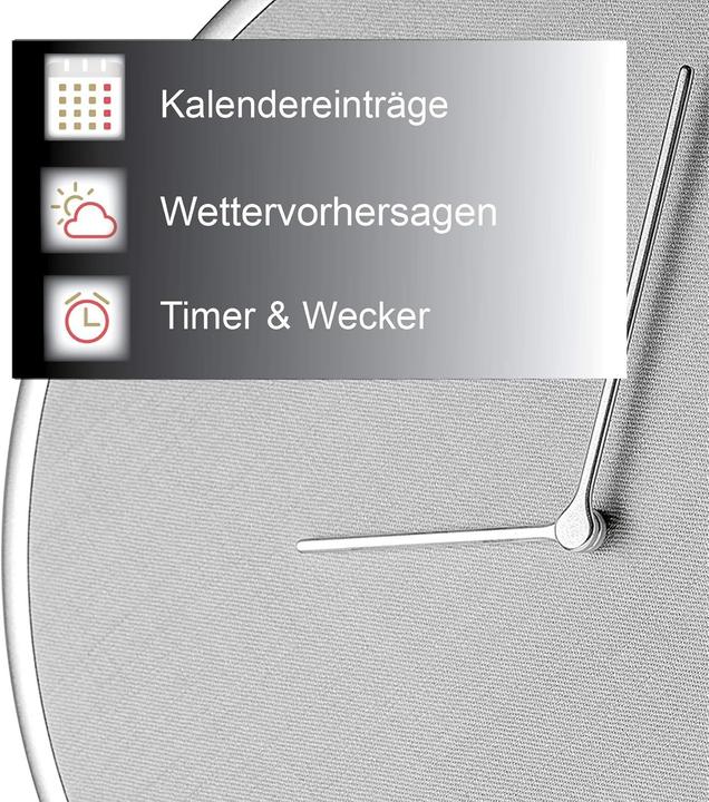 Productafbeelding Glance Glock zilver (22.70 cm)