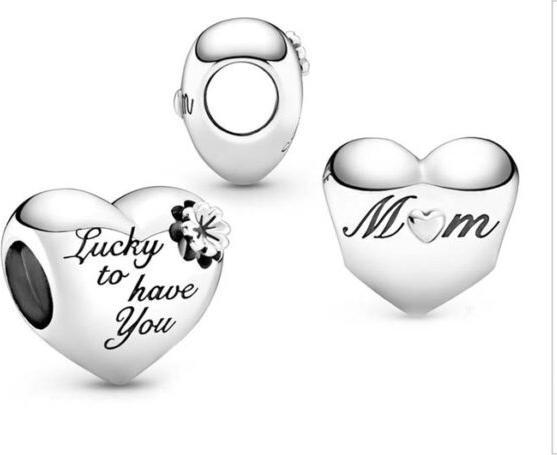 Actual product image Pandora Heart & Shamrock Charm (Sterling silver 925)