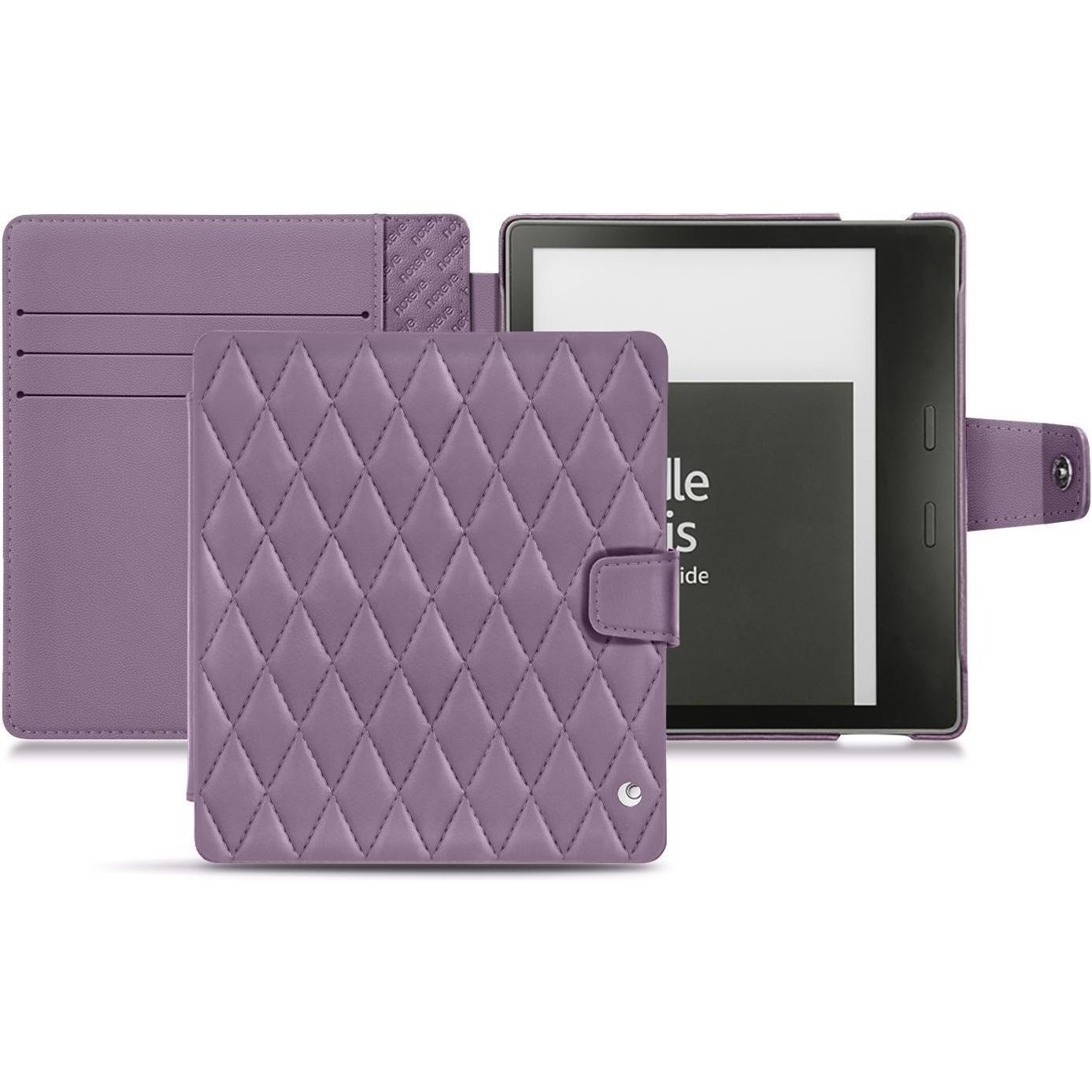 Noreve Lederschutzhülle Wallet (Kindle Oasis (2019)), eReader Zubehör, Violett