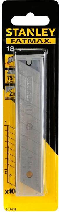 Produktbild Stanley Abbrechklinge 18 mm FatMax. 10er Pack (Ersatzklinge)