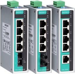 Actual product image Moxa EDS-205A (5 ports)