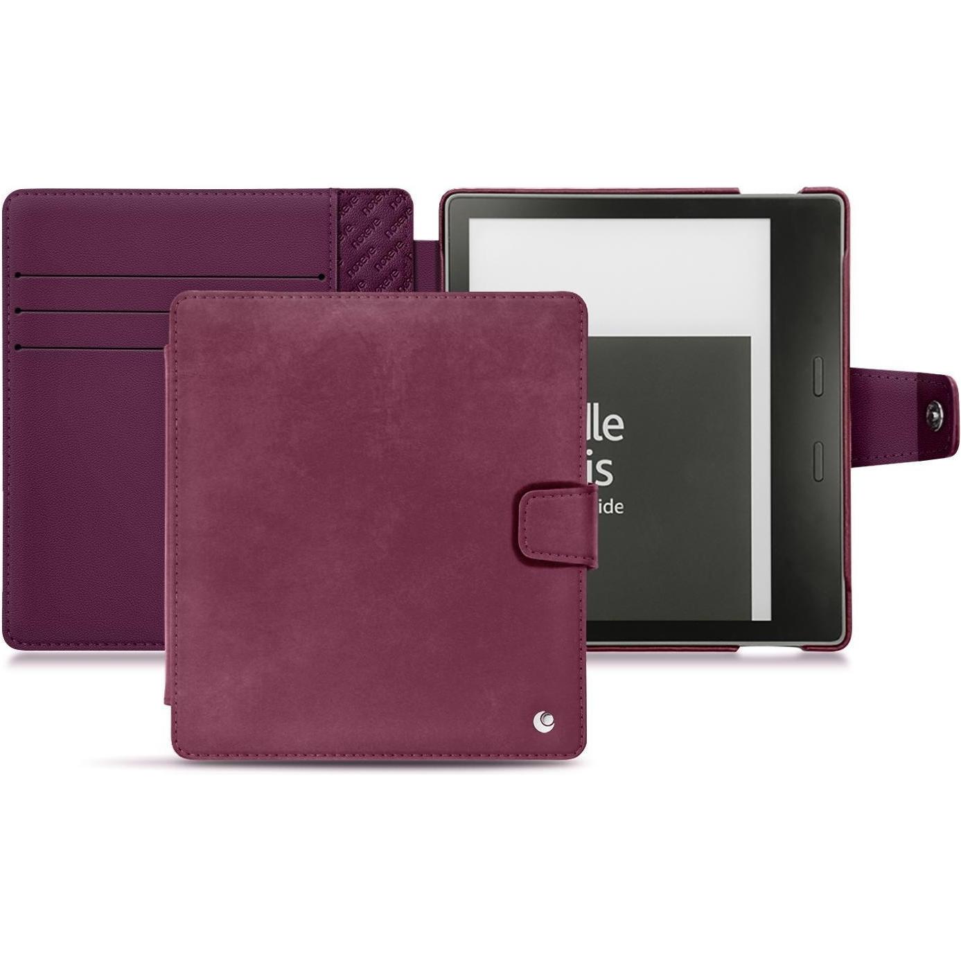 Noreve Lederschutzhülle Wallet (Kindle Oasis (2019)), eReader Zubehör, Violett
