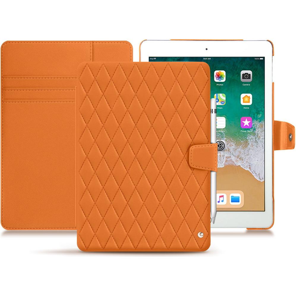 Noreve Lederschutzhülle Wallet (iPad 9.7), Tablet Hülle, Orange