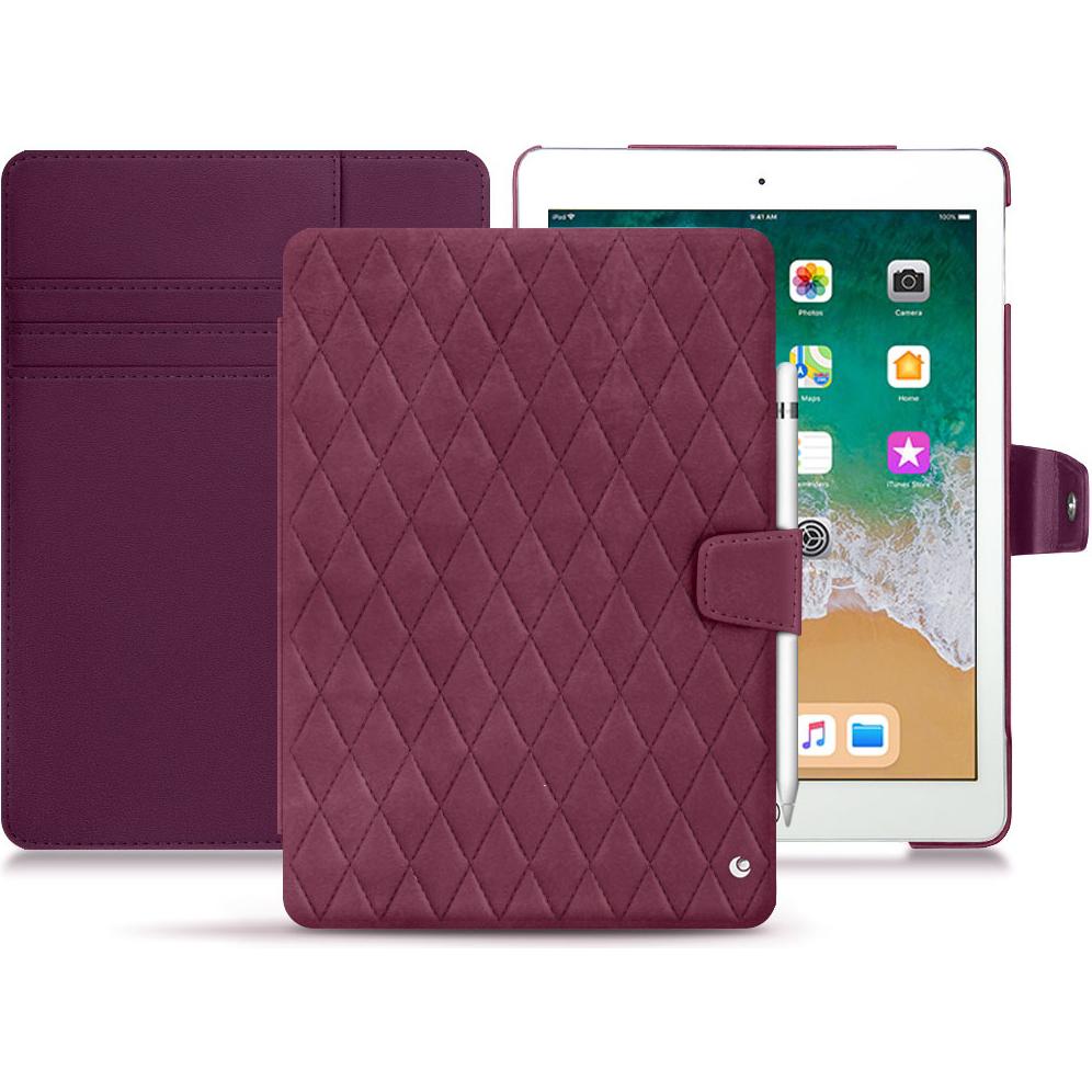 Noreve Lederschutzhülle Wallet (iPad 9.7), Tablet Hülle, Violett