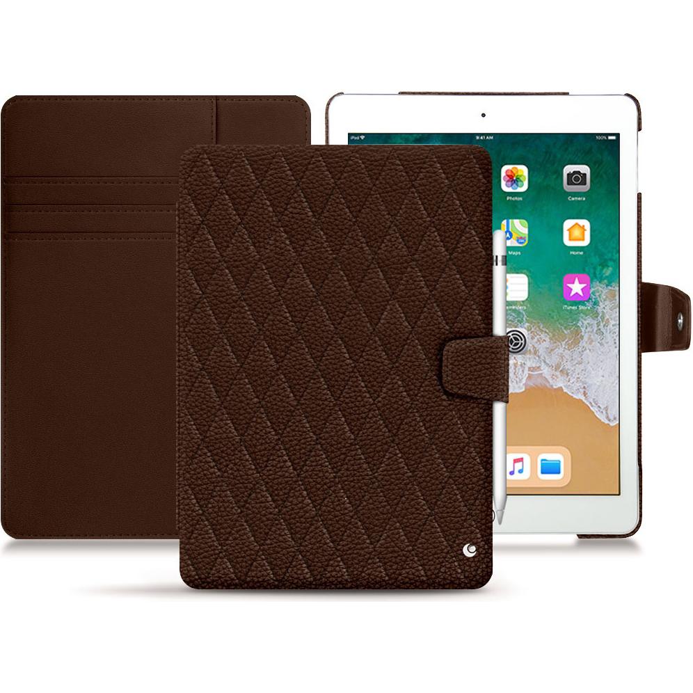 Noreve Lederschutzhülle Wallet (iPad 9.7), Tablet Hülle, Braun
