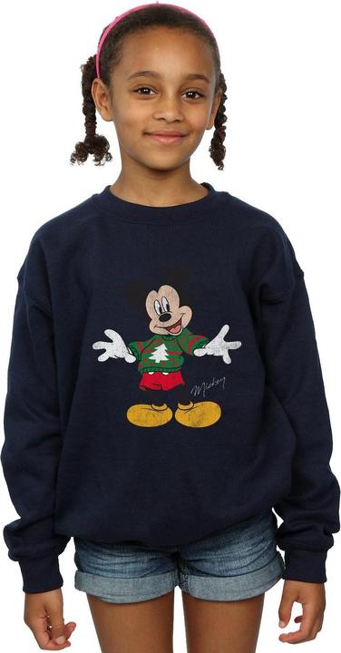 Produktbild Disney Mickey Mouse Christmas Jumper Sweatshirt Mädchen (152, 158)