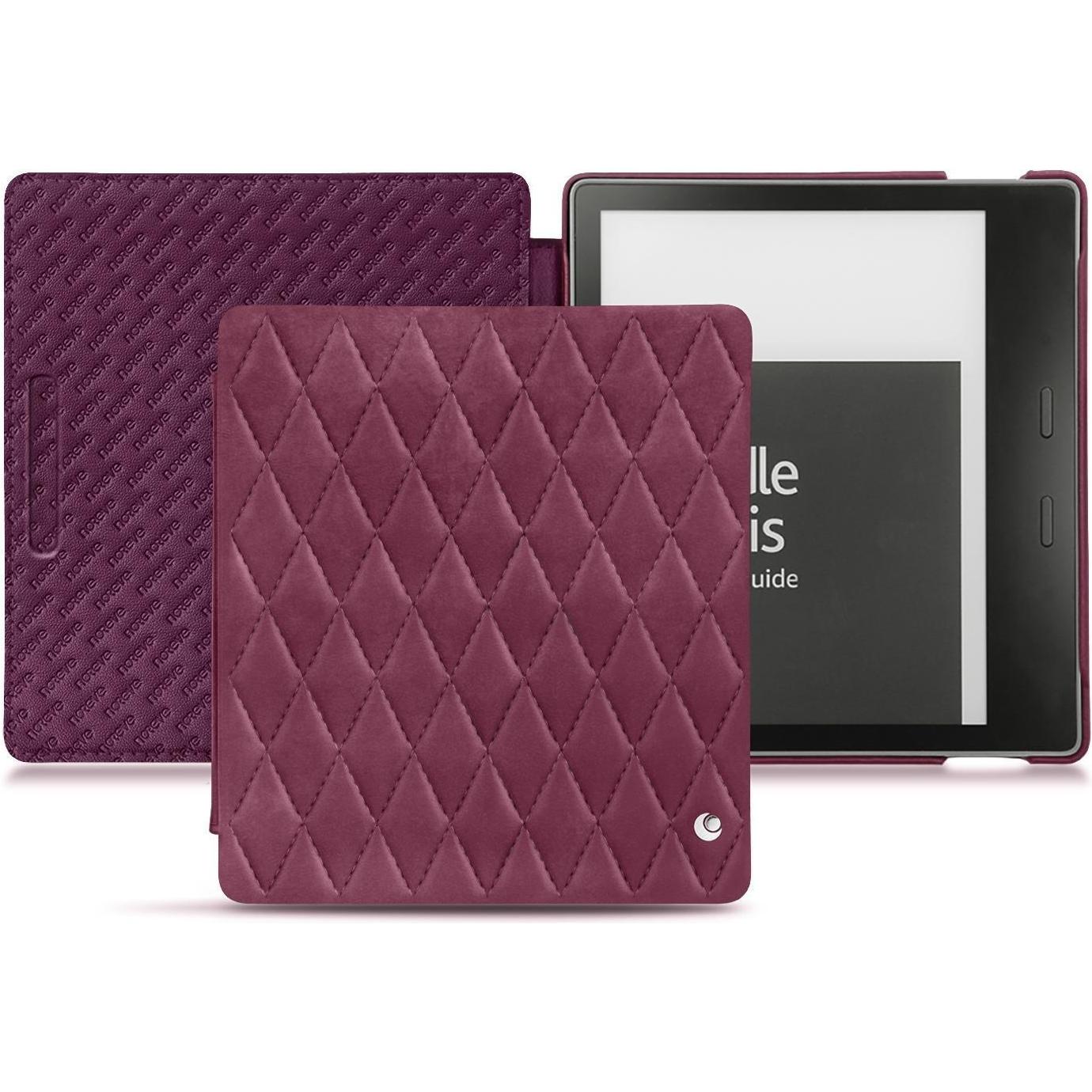 Noreve Lederschutzhülle horizontal (Kindle Oasis (2019)), Tablet Hülle, Violett