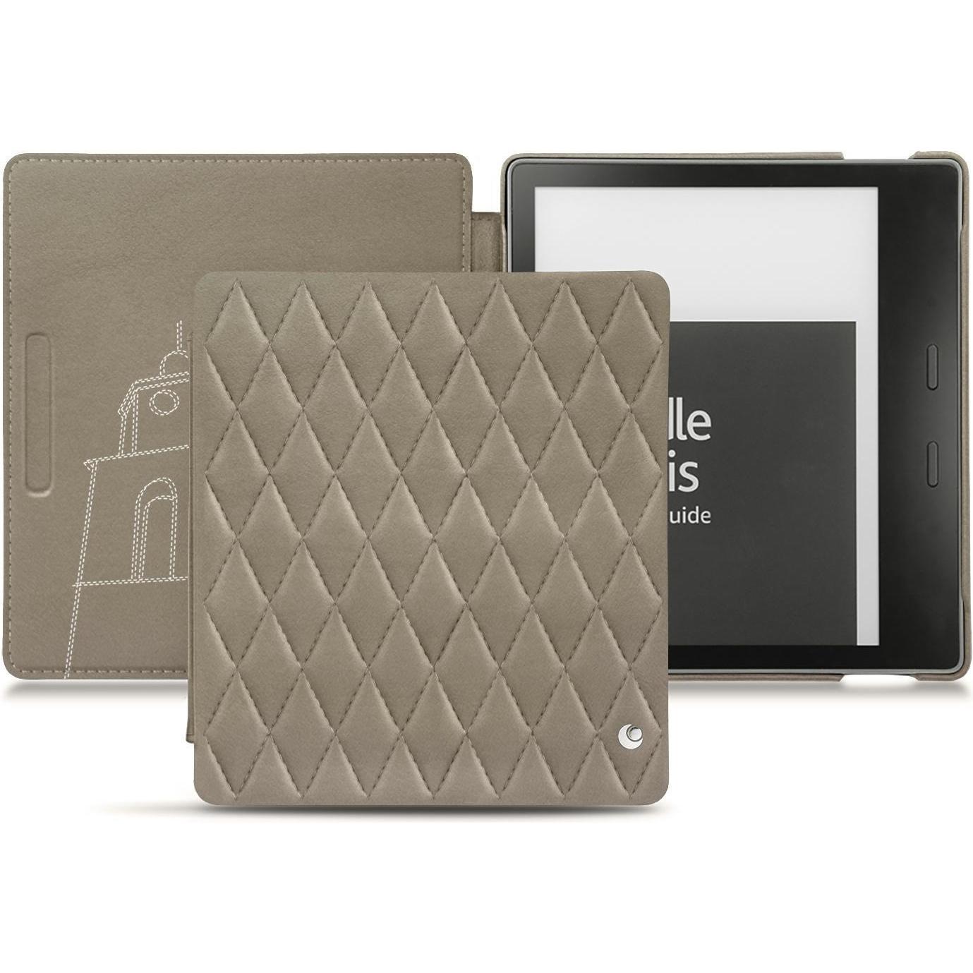 Noreve Lederschutzhülle horizontal (Kindle Oasis (2019)), Tablet Hülle, Beige