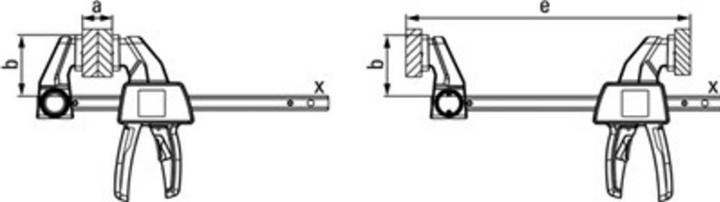Actual product image Bessey One-hand clamp EZL 300/80 (300 mm)