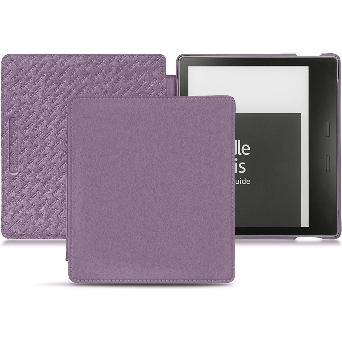 Noreve Lederschutzhülle horizontal (Kindle Oasis (2019)), eReader Zubehör, Violett