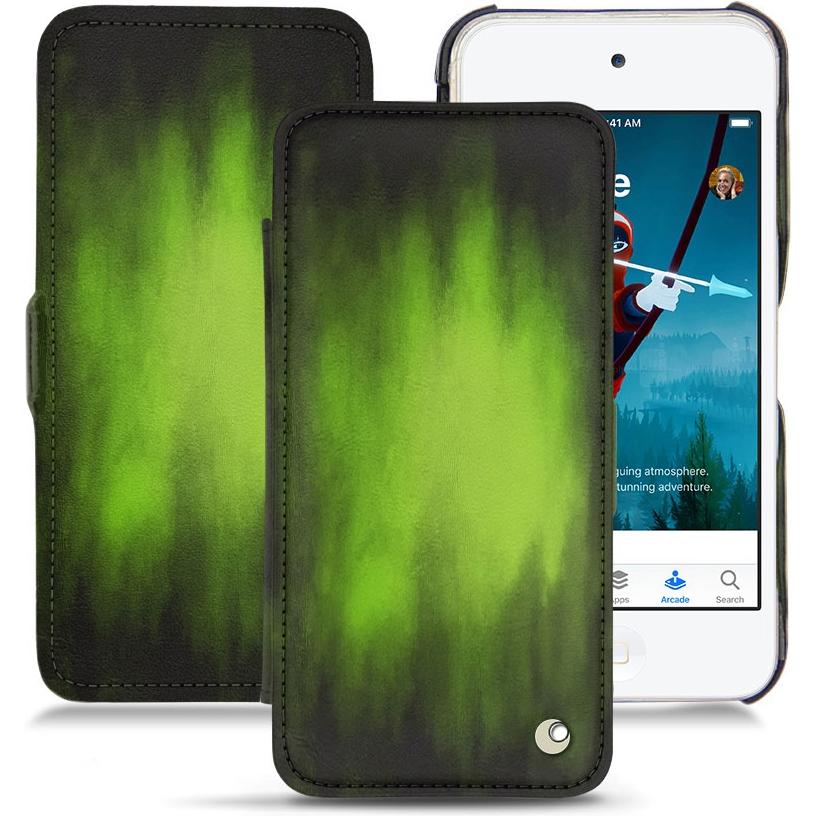Noreve Lederschutzhülle horizontal, MP3 Tasche + Hülle, Grün