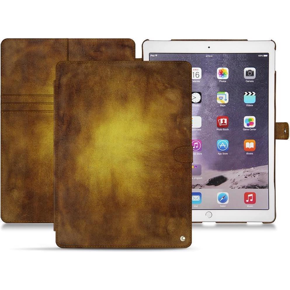 Noreve Lederschutzhülle Wallet (iPad Pro 12.9), Tablet Hülle, Gold