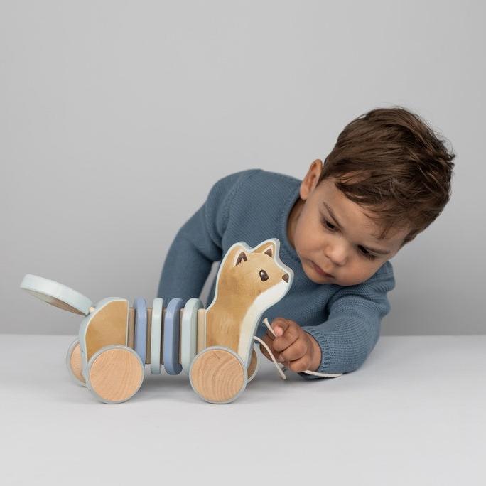 Immagine prodotto Little Dutch Giocattolo da tirare della volpe Forest Friends