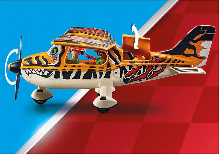 Produktbild Playmobil Propeller-Flugzeug Tiger (70902, Playmobil Stuntshow)