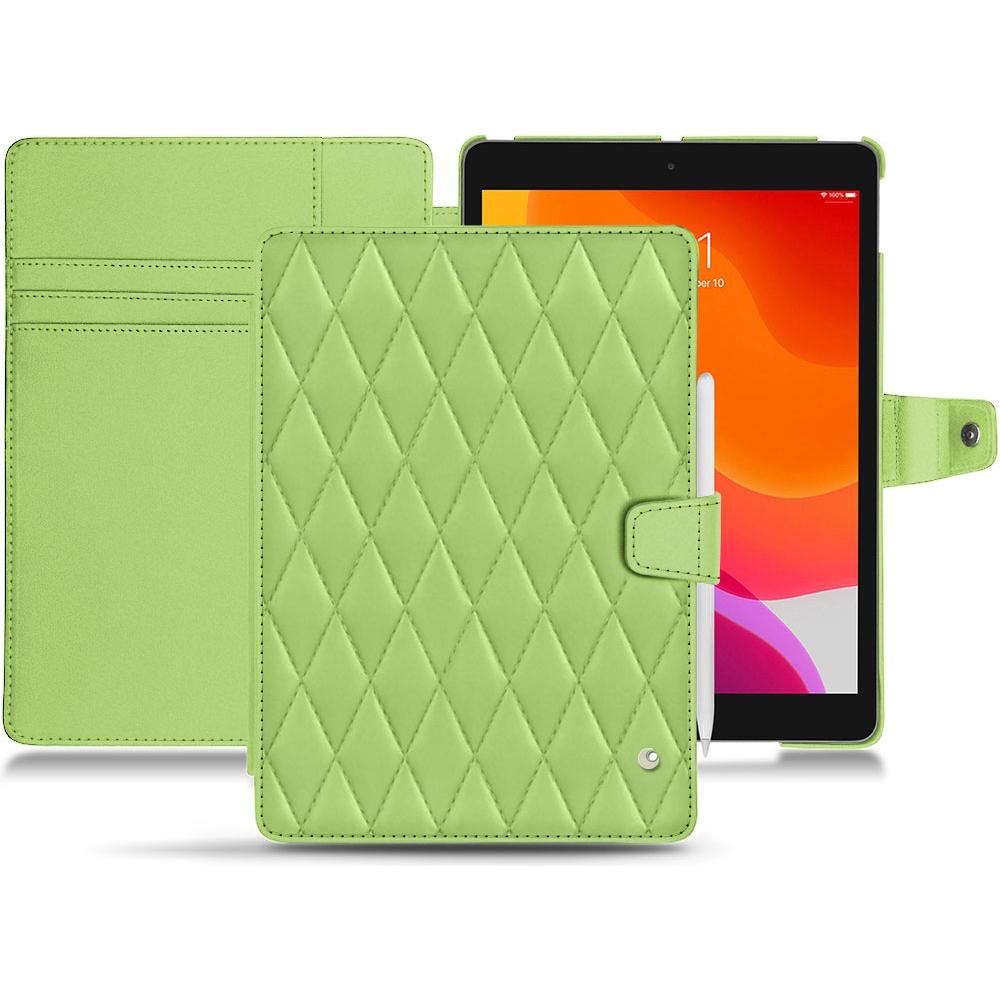 Noreve Lederschutzhülle Wallet (iPad 10.2 2019), Tablet Hülle, Grün