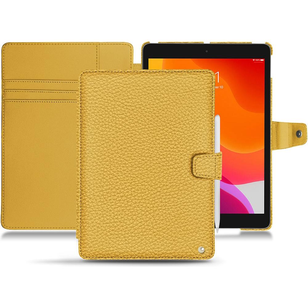 Noreve Lederschutzhülle Wallet (iPad 10.2 2019), Tablet Hülle, Orange