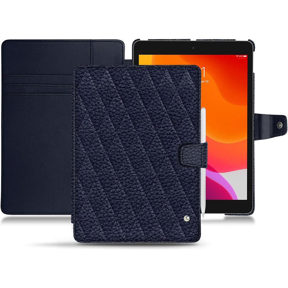 Noreve Lederschutzhülle Wallet (iPad 10.2 2019), Tablet Hülle, Violett