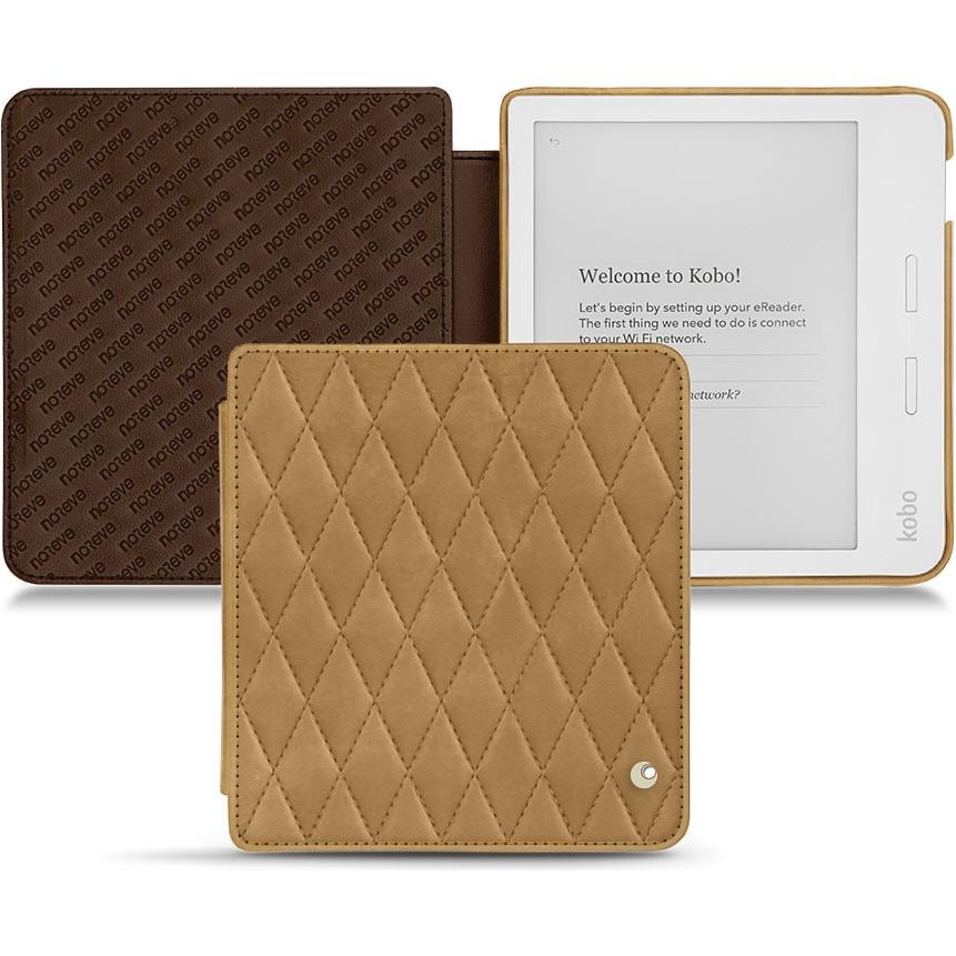 Noreve Lederschutzhülle horizontal (Libra H2O), Tablet Hülle, Braun