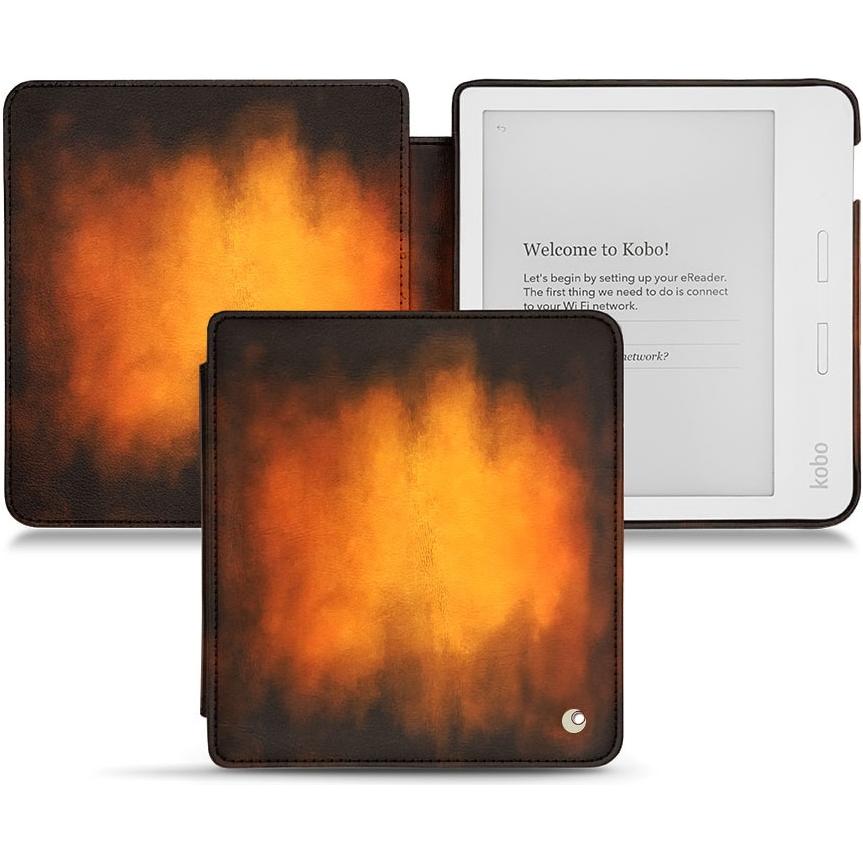 Noreve Lederschutzhülle horizontal (Libra H2O), Tablet Hülle, Violett