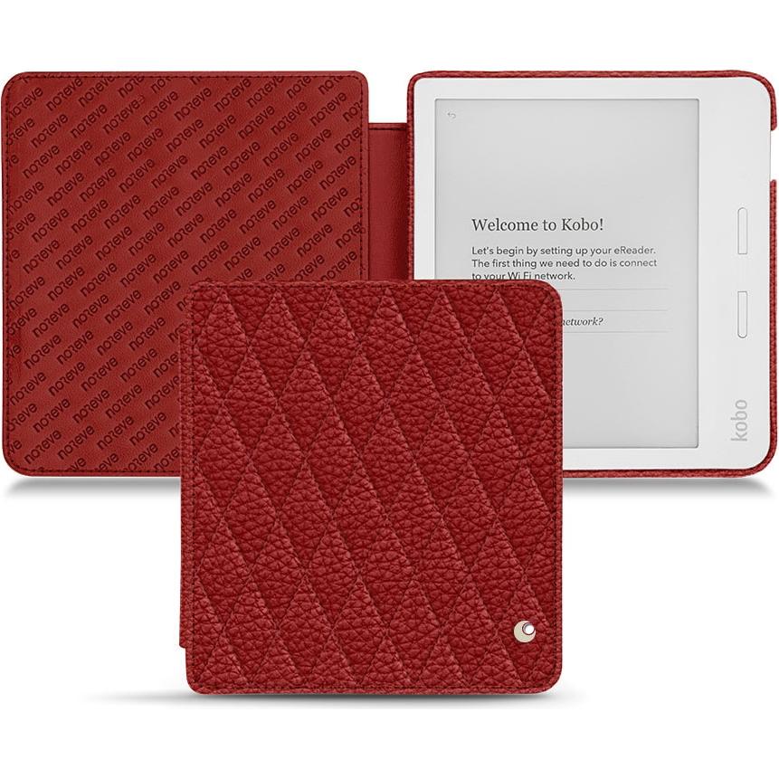 Noreve Lederschutzhülle horizontal (Libra H2O), Tablet Hülle, Rot