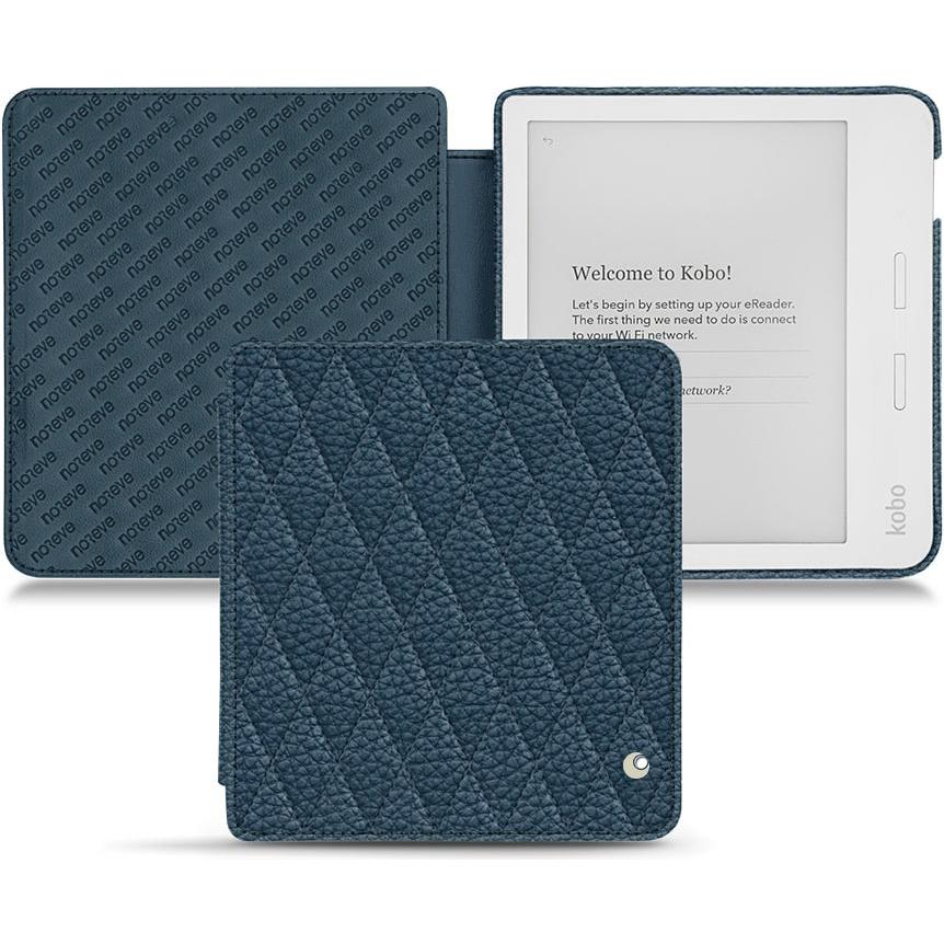 Noreve Lederschutzhülle horizontal (Libra H2O), Tablet Hülle, Blau