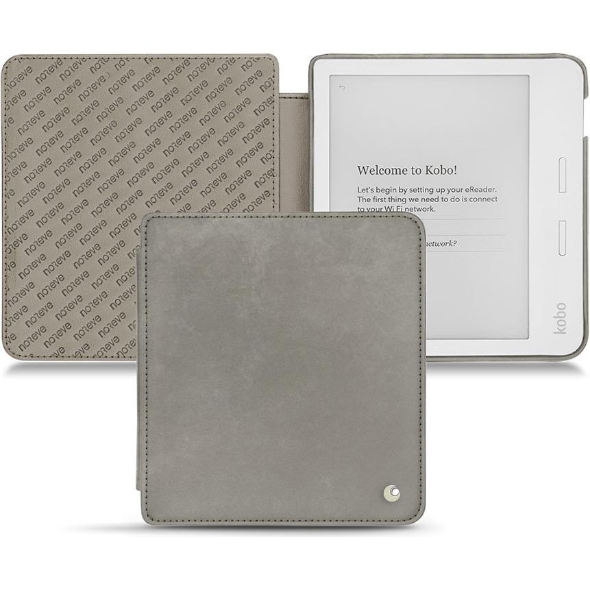 Noreve Lederschutzhülle horizontal (Libra H2O), Tablet Hülle, Grau