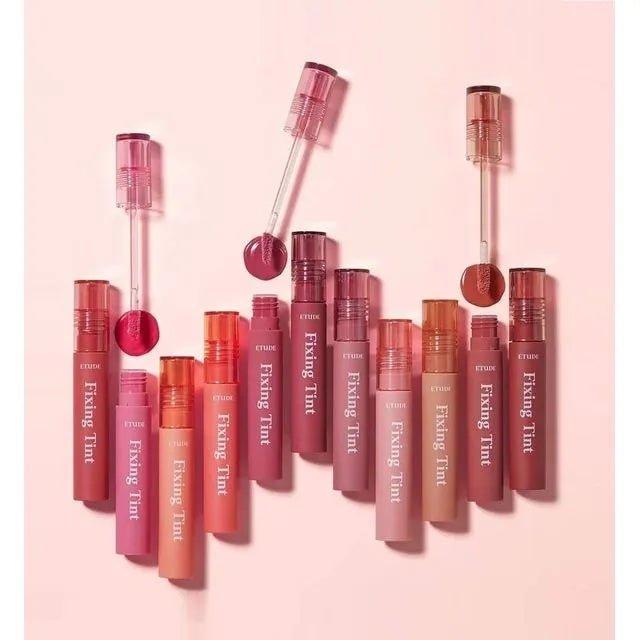 Produktbild Etude House House Fixing Tint 11 Rose Blending Long Lasting High Pigmented Liquid Lipstick Waterproof Lightweigh (11 Rose Blending)