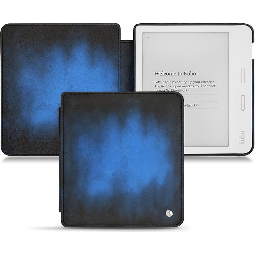 Thumbnail - Noreve Lederschutzhülle horizontal (Libra H2O), Tablet Hülle, Blau