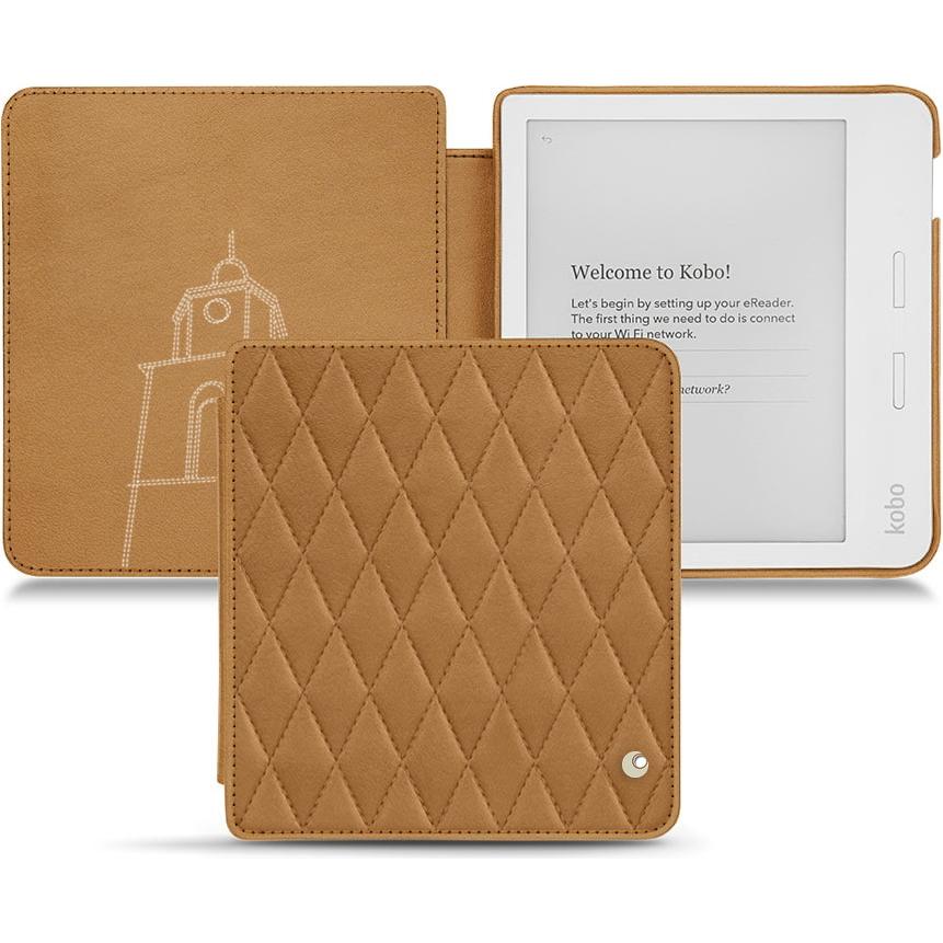 Noreve Lederschutzhülle horizontal (Libra H2O), Tablet Hülle, Braun