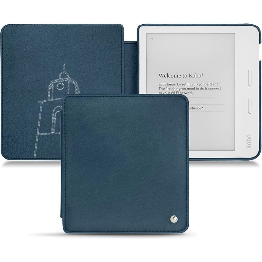 Noreve Lederschutzhülle horizontal (Libra H2O), Tablet Hülle, Blau