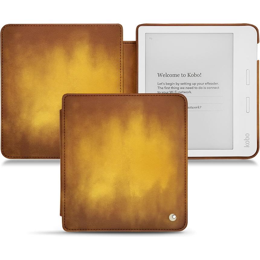 Noreve Lederschutzhülle horizontal (Libra H2O), Tablet Hülle, Gold