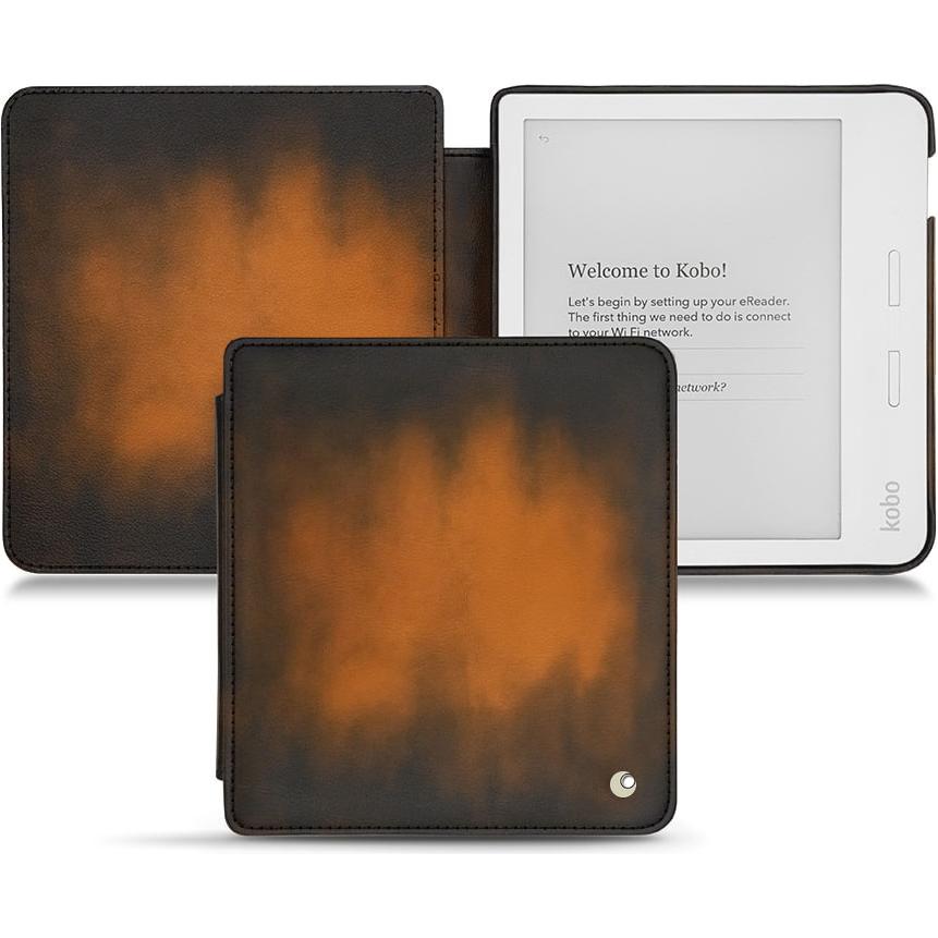 Noreve Lederschutzhülle horizontal (Libra H2O), Tablet Hülle, Braun