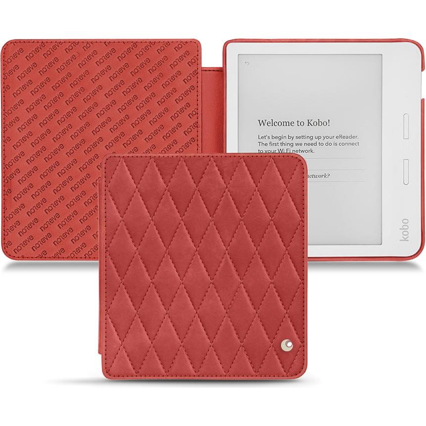Noreve Lederschutzhülle horizontal (Libra H2O), Tablet Hülle, Rot