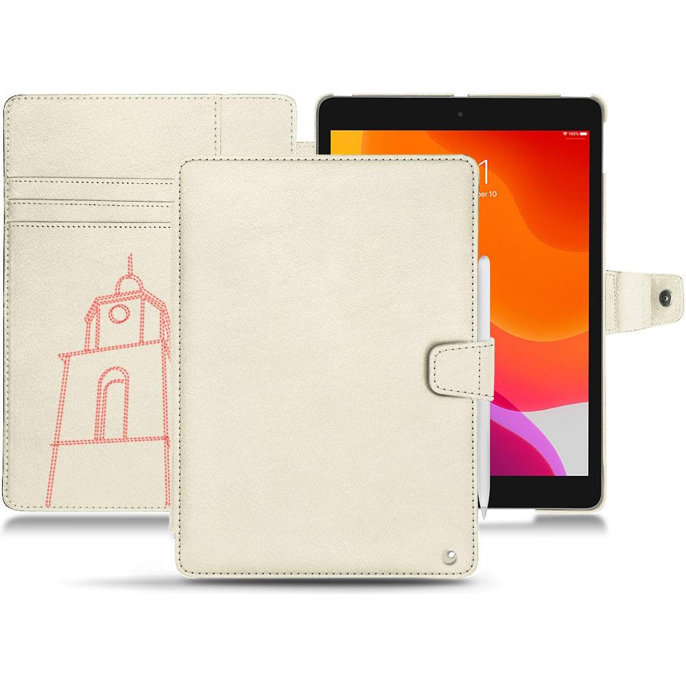 Thumbnail - Noreve Lederschutzhülle Wallet (iPad 10.2 2019), Tablet Hülle, Weiss