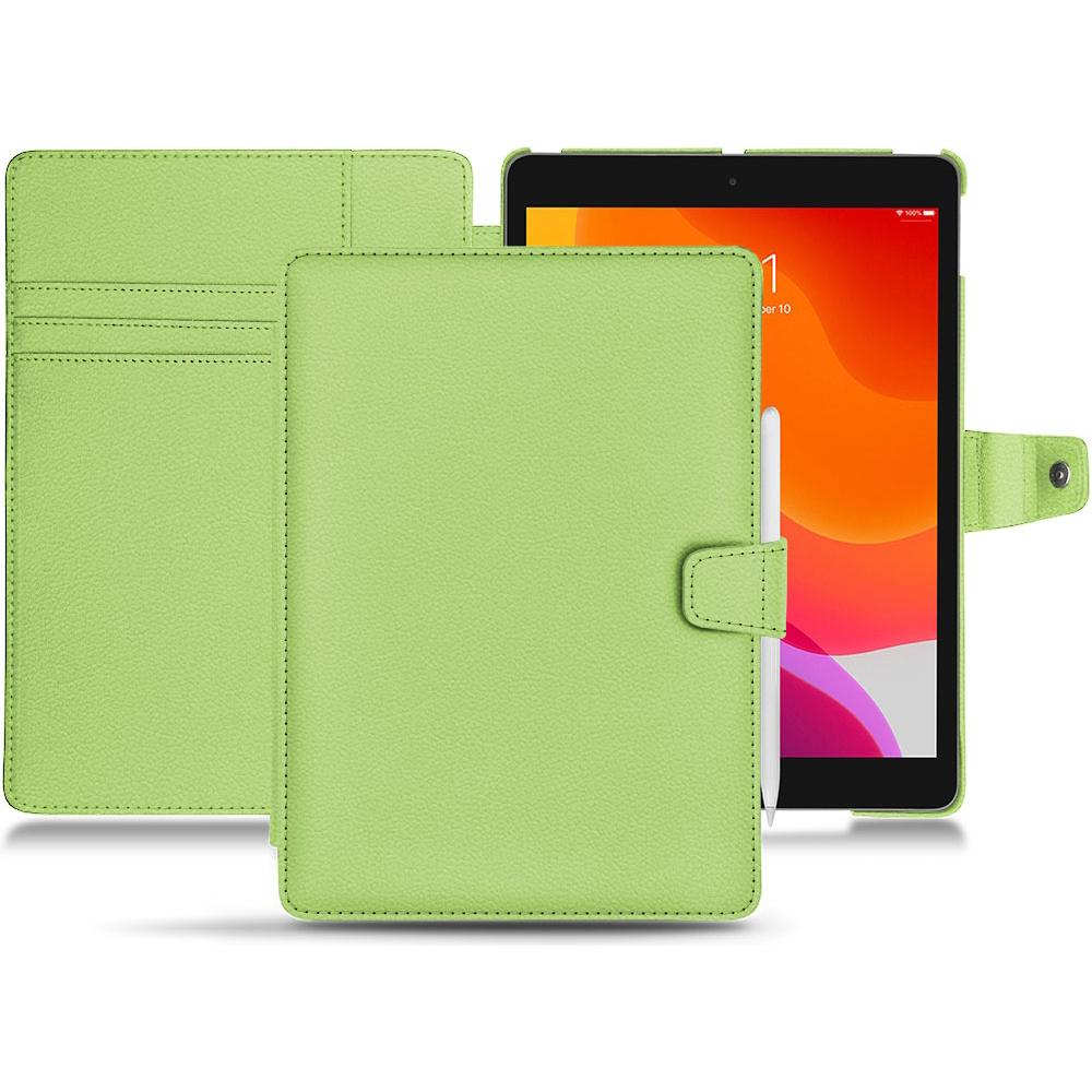 Noreve Lederschutzhülle Wallet (iPad 10.2 2019), Tablet Hülle, Grün