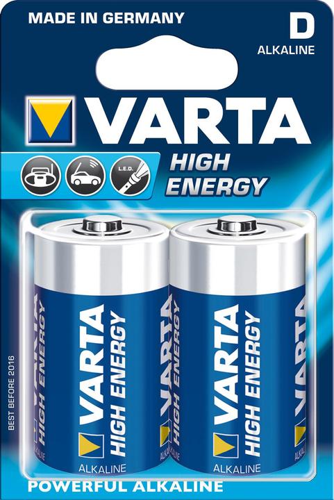Image du produit Varta LONGLIFE Power (2 pcs, D, 16500 mAh)