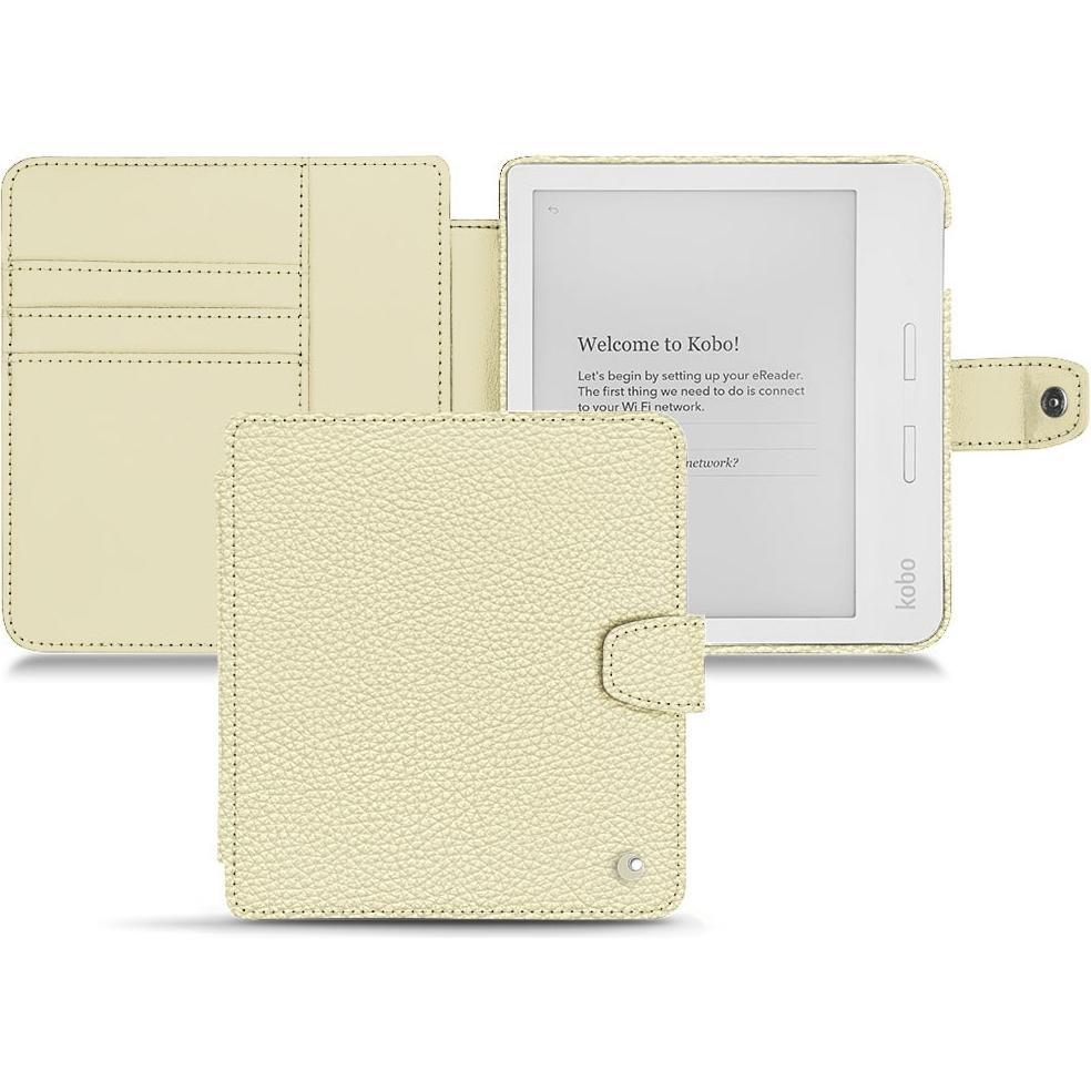 Noreve Lederschutzhülle Wallet (Libra H2O), Tablet Hülle, Beige